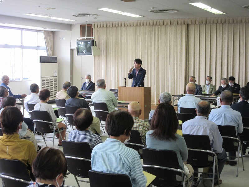 立田ふれあいの里運営協議会総会での市長挨拶