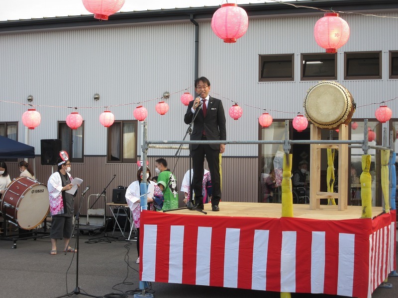 第4回古都祭りでの市長挨拶