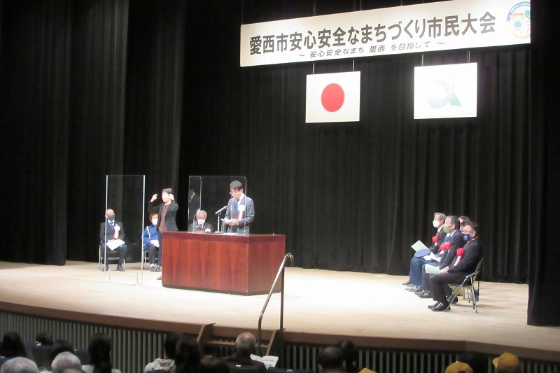 船頭平閘門120周年記念式典での市長挨拶