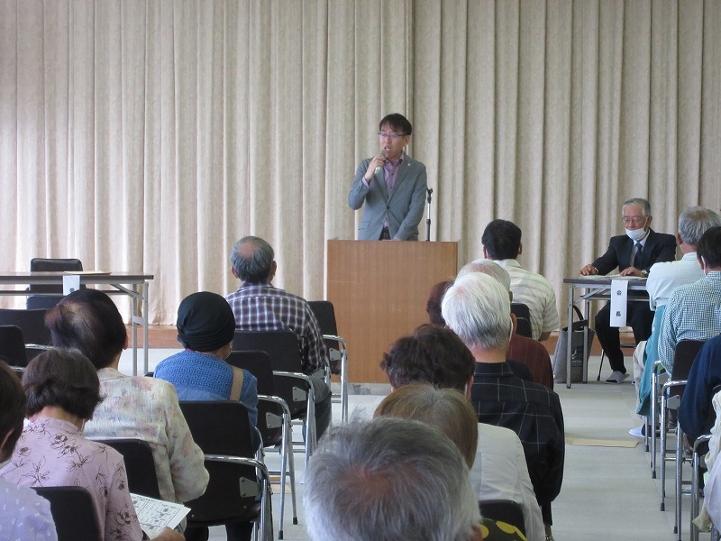 立田ふれあいの里運営協議会総会での市長挨拶