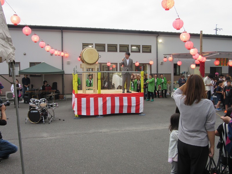 古都祭りでの市長挨拶