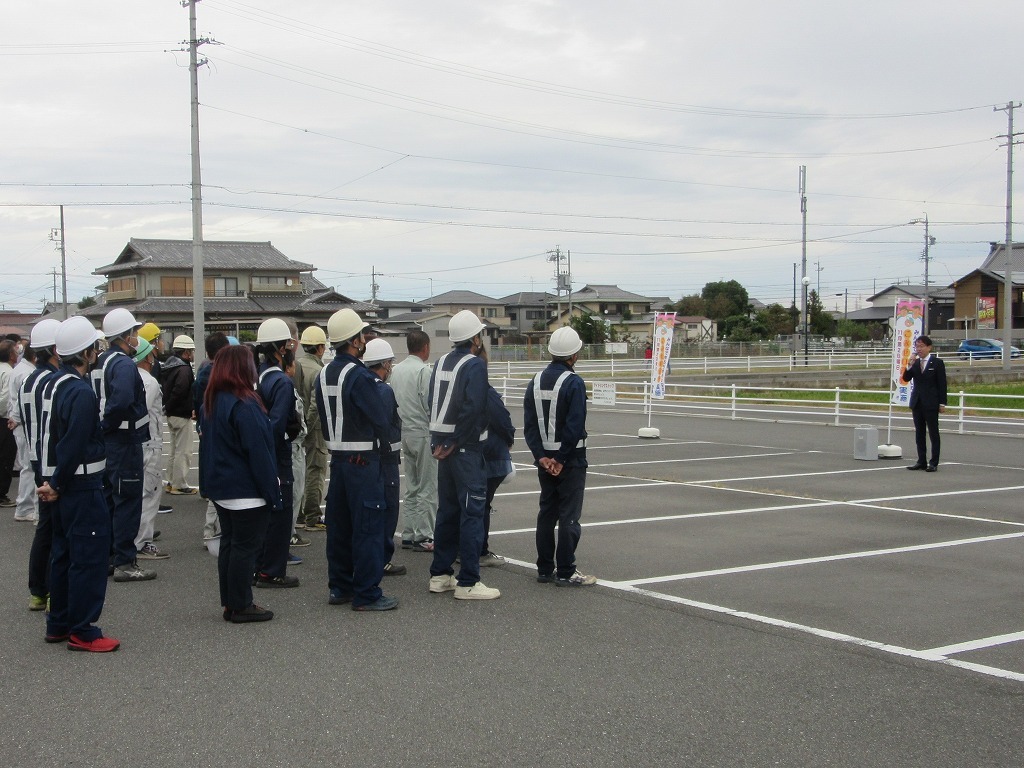 ごみゼロ運動出発式での市長挨拶