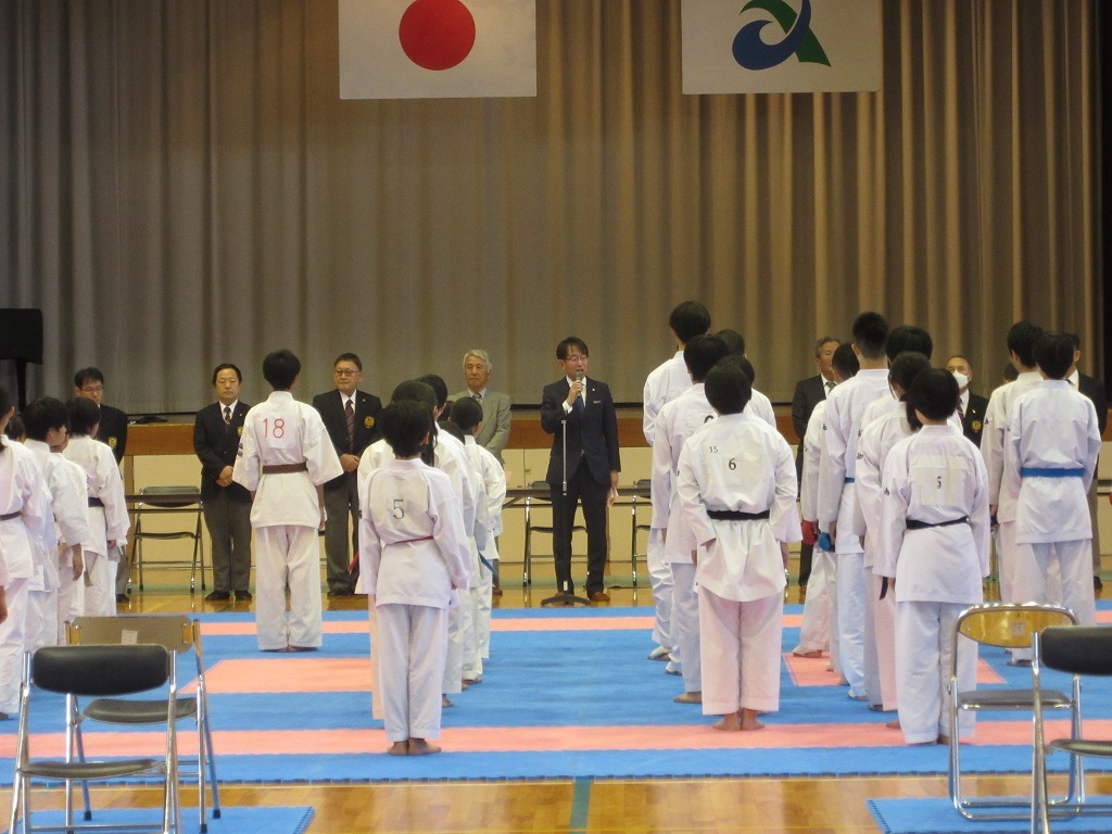 開会式での市長挨拶