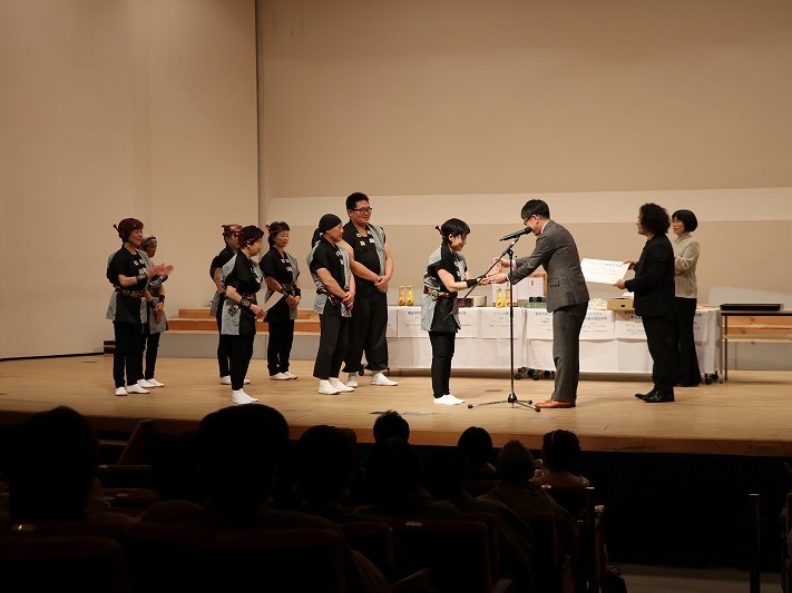 あいさい音楽祭表彰式の様子