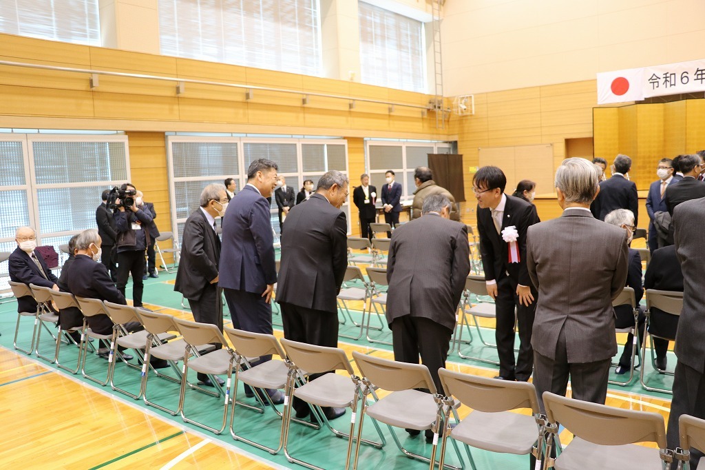 新春交歓会での歓談の様子