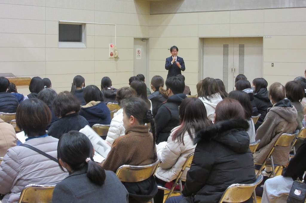 市長挨拶の様子