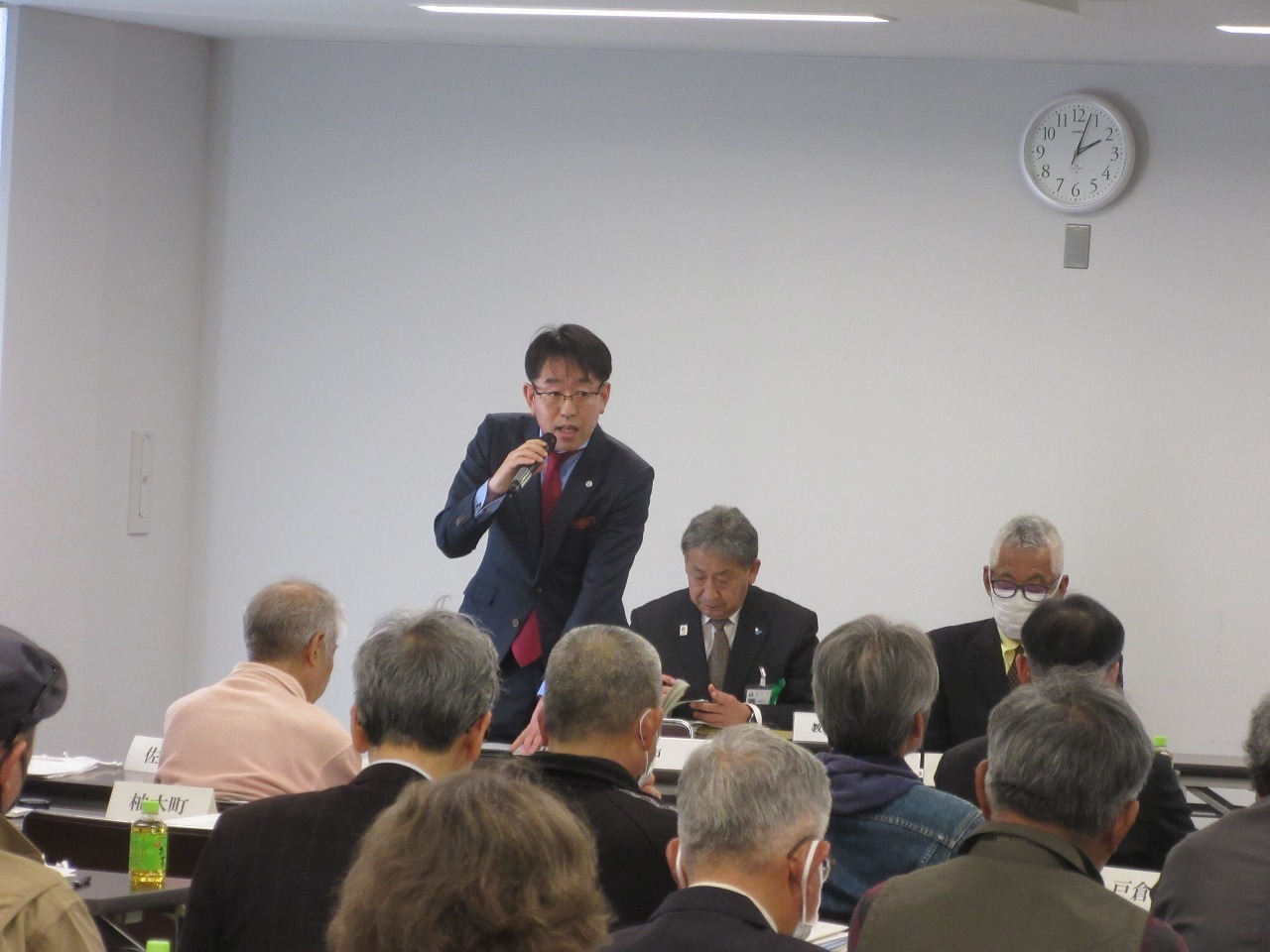 総代会での市長挨拶