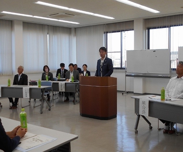 花き植木生産組合通常総会での市長挨拶