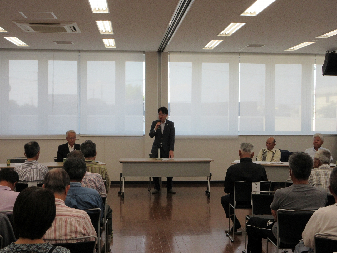 佐織園芸組合通常総会での市長挨拶
