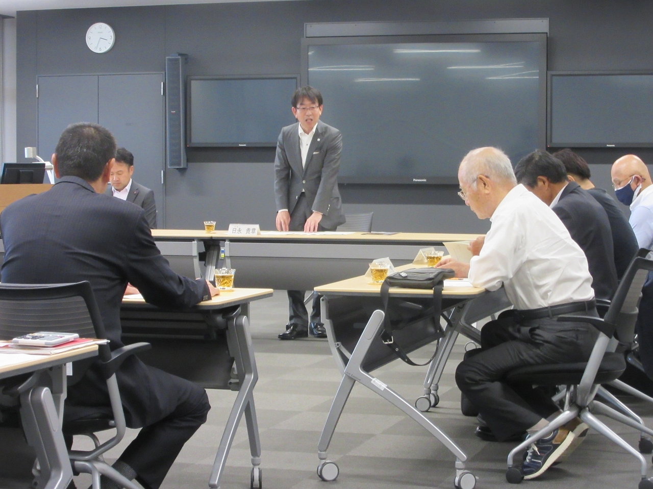 市江車協賛会での市長挨拶