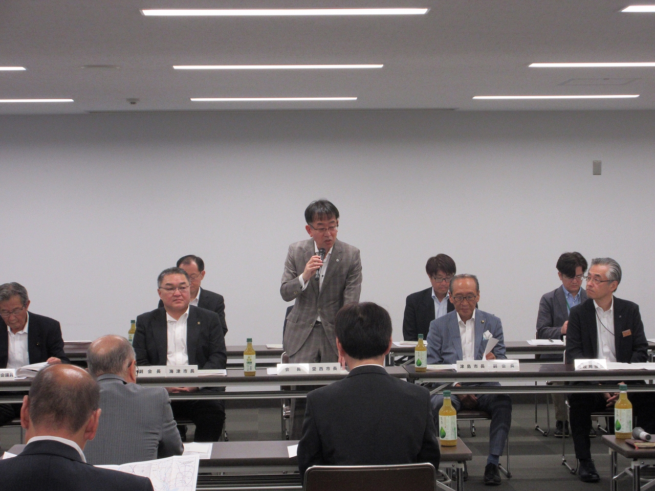 木曽川・長良川新架橋促進協議会総会での市長挨拶