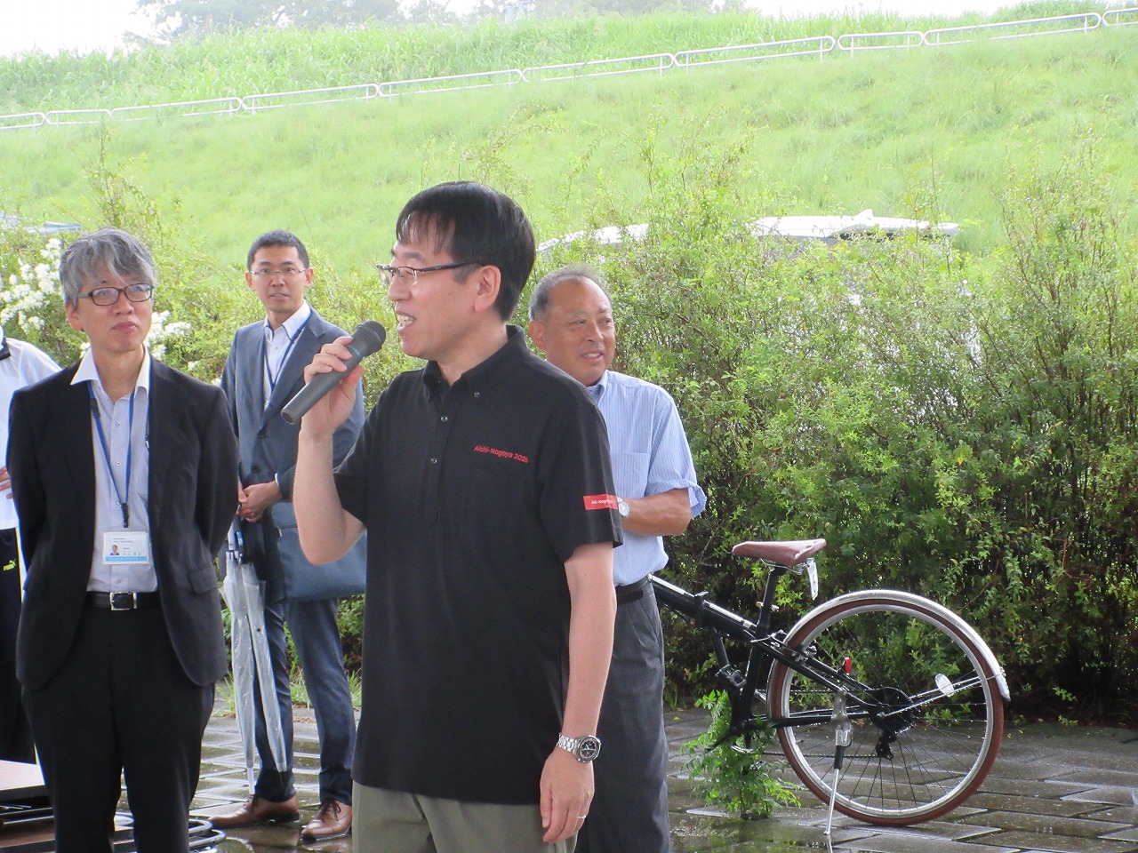 レガッタ大会開会式での市長挨拶