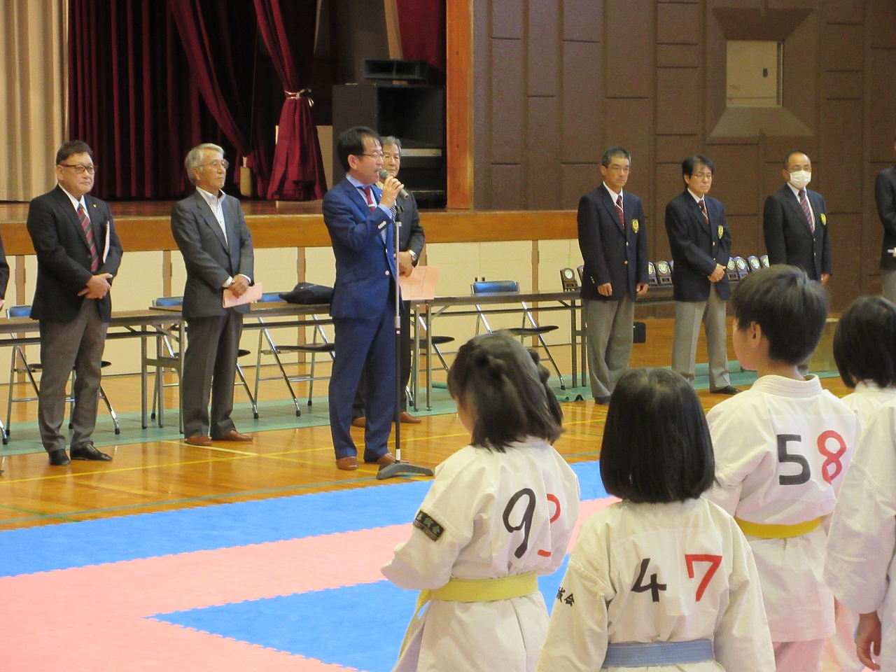 開会式での市長挨拶