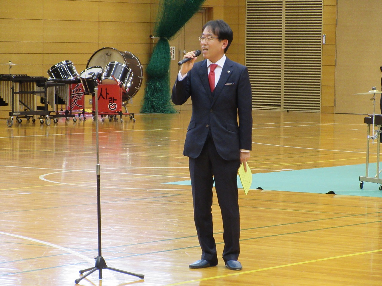 あいさいフレッシュフェスティバルでの市長挨拶