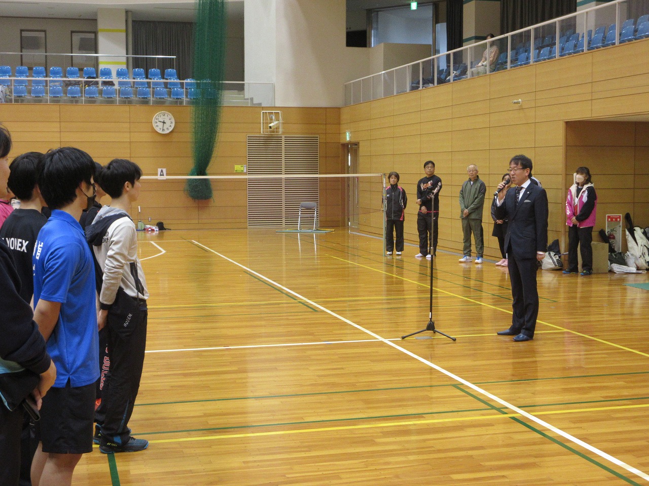 開会式での市長挨拶