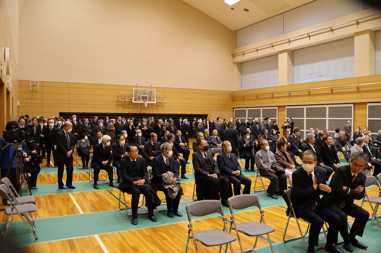 新春交歓会での歓談の様子