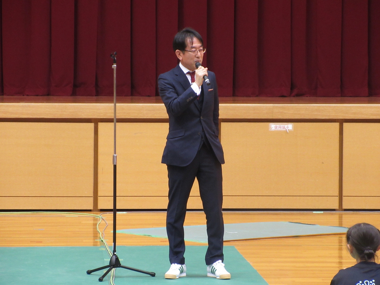 女子表彰式での市長挨拶