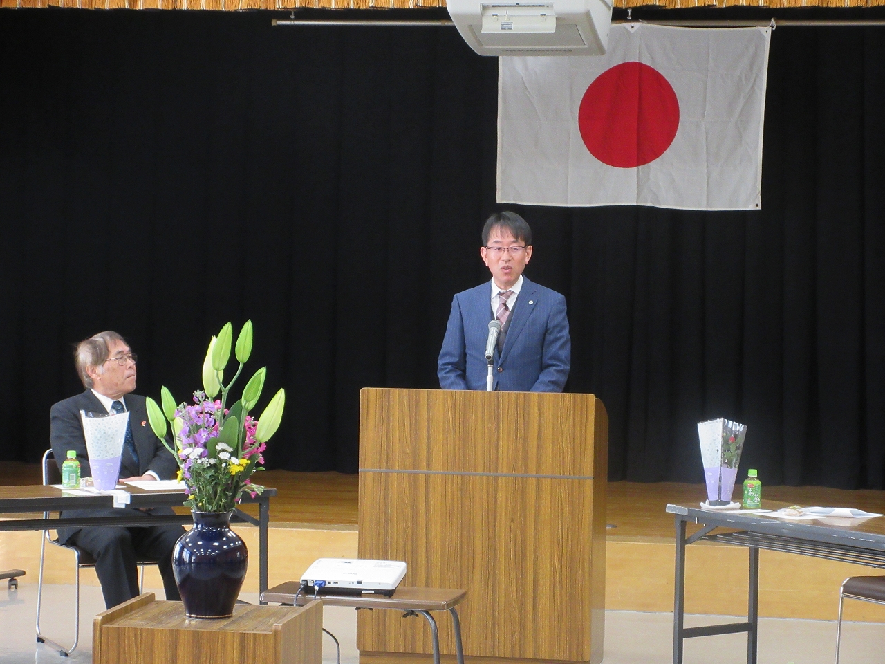 愛西市郷友会での市長挨拶