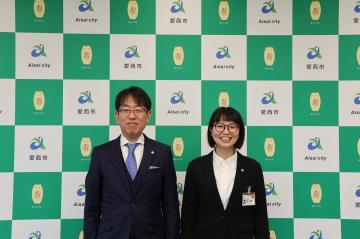 青年海外協力隊訪問の様子