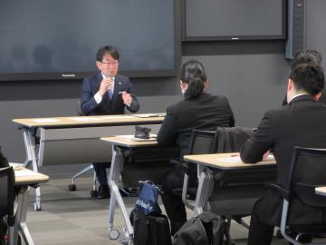 ファーストステップ研修での市長講話