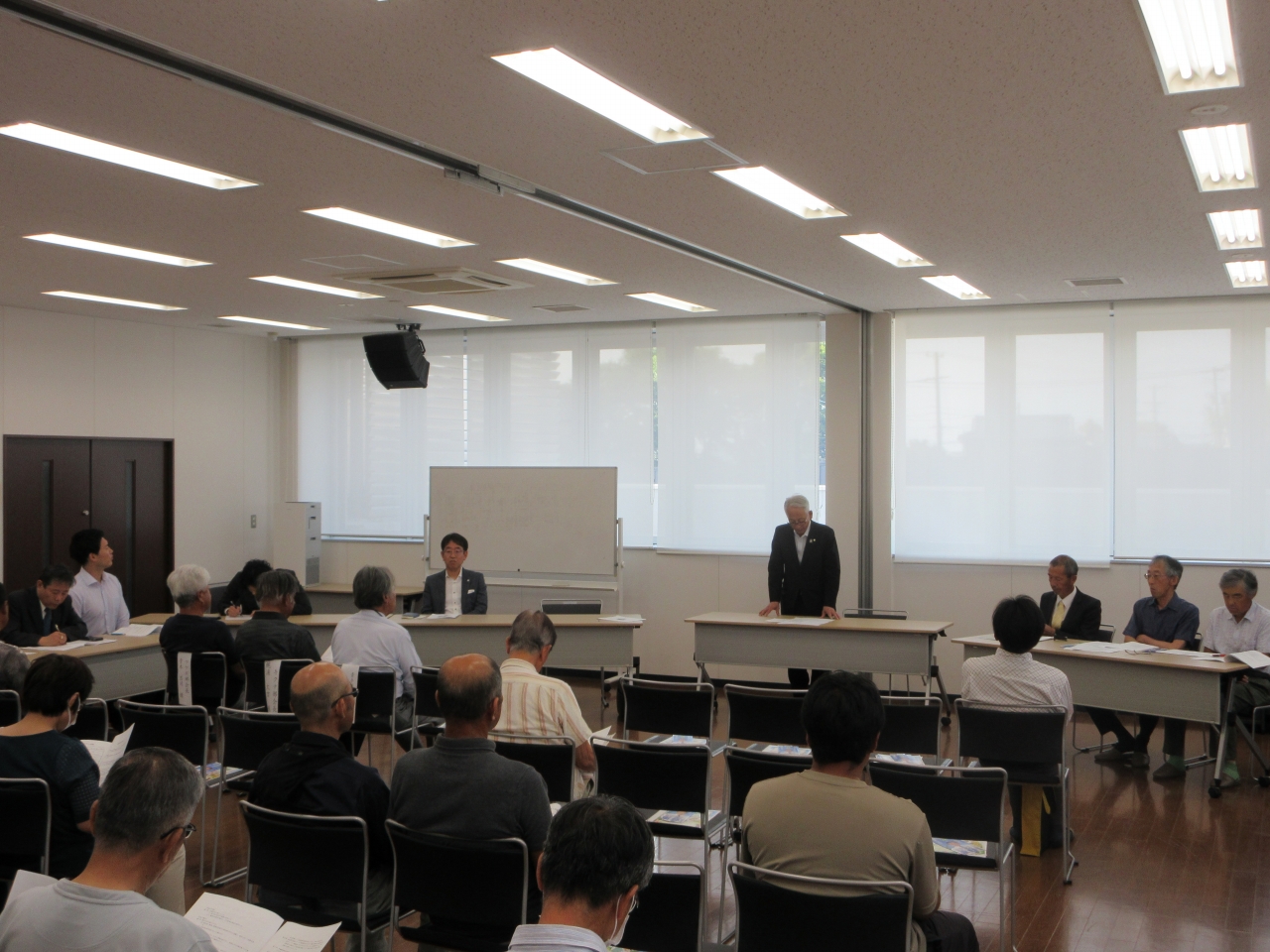 佐織園芸組合通常総会での市長挨拶