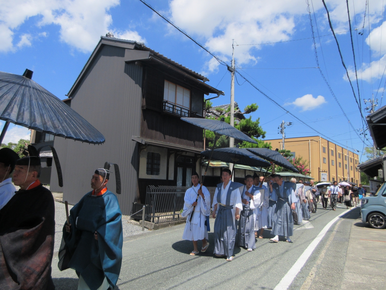 尾張津島天王祭神輿渡御祭の様子