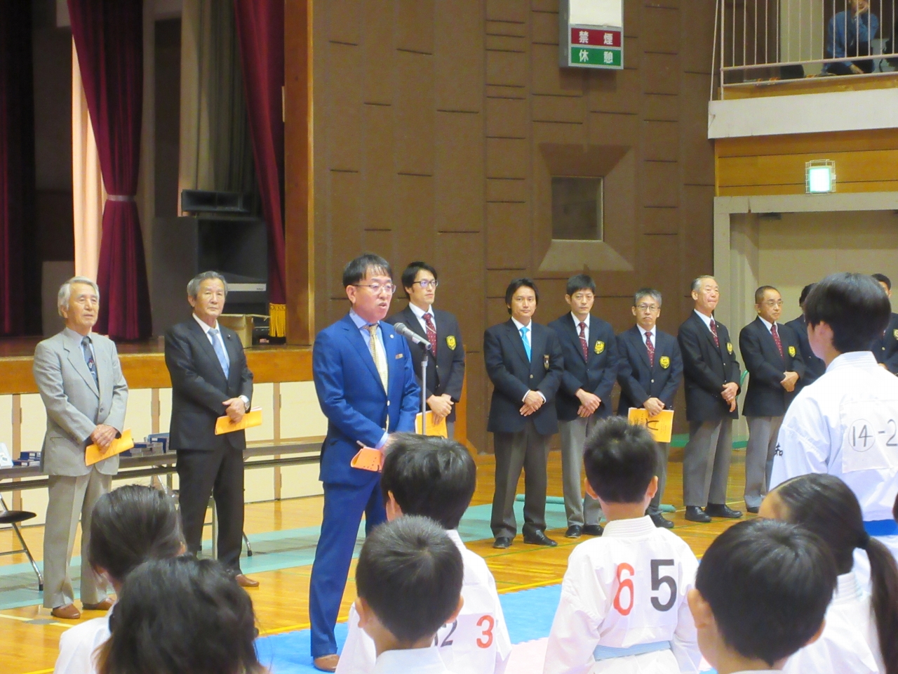 開会式での市長挨拶