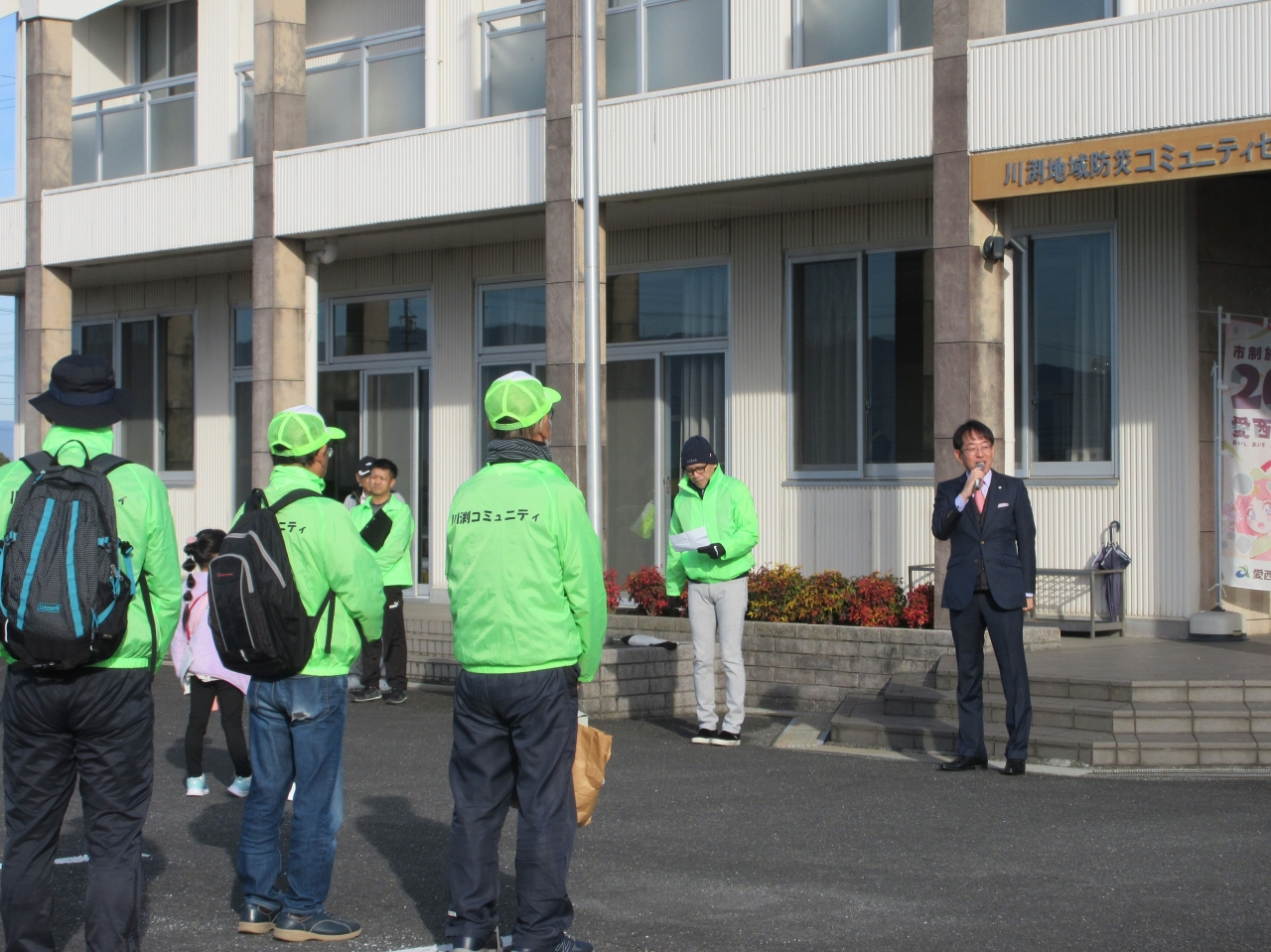 市長挨拶の様子