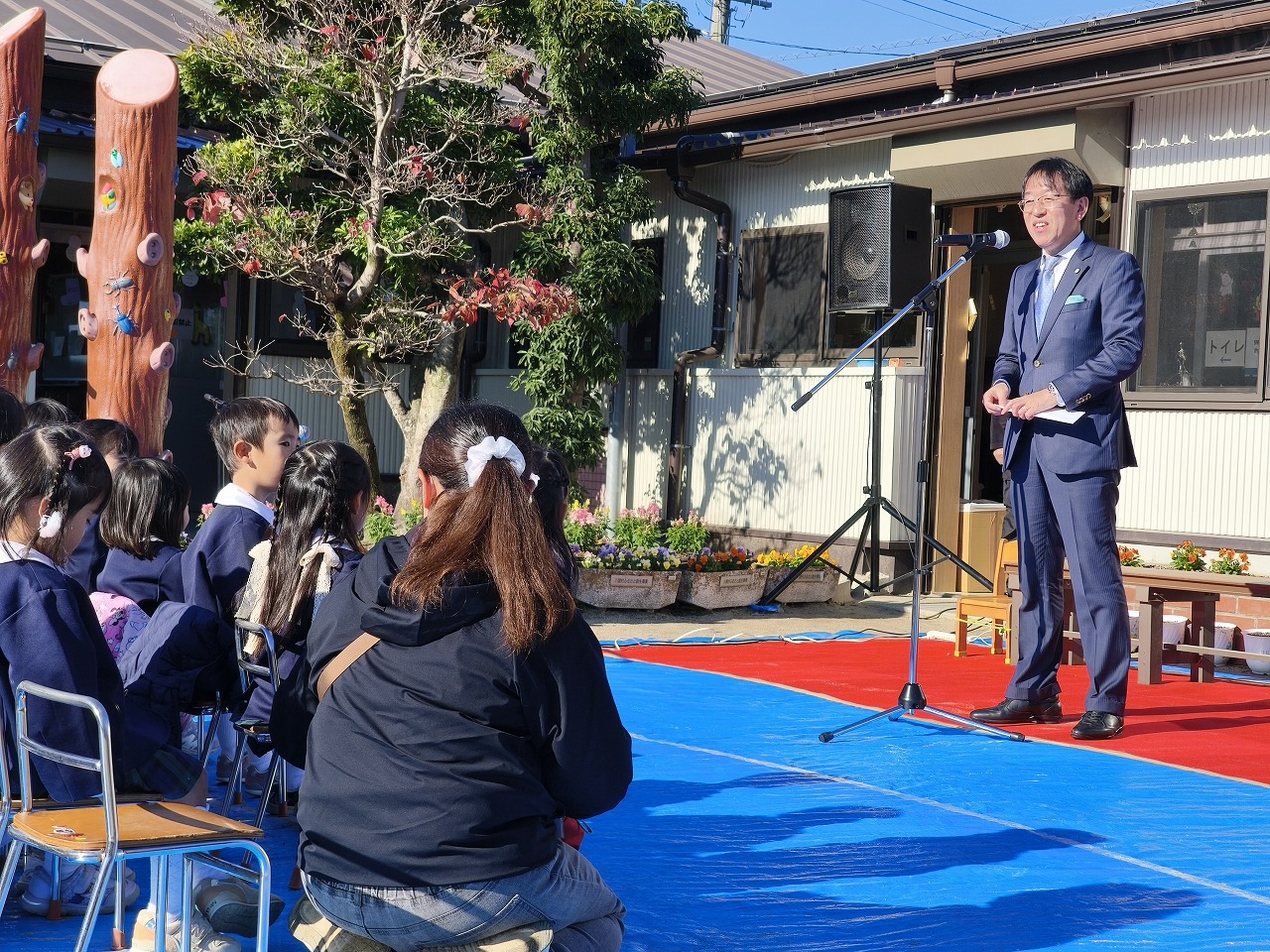 市長挨拶の様子