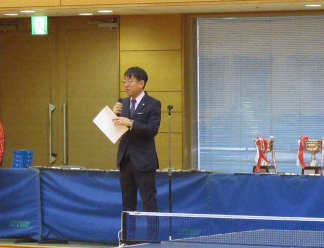 市長挨拶の様子