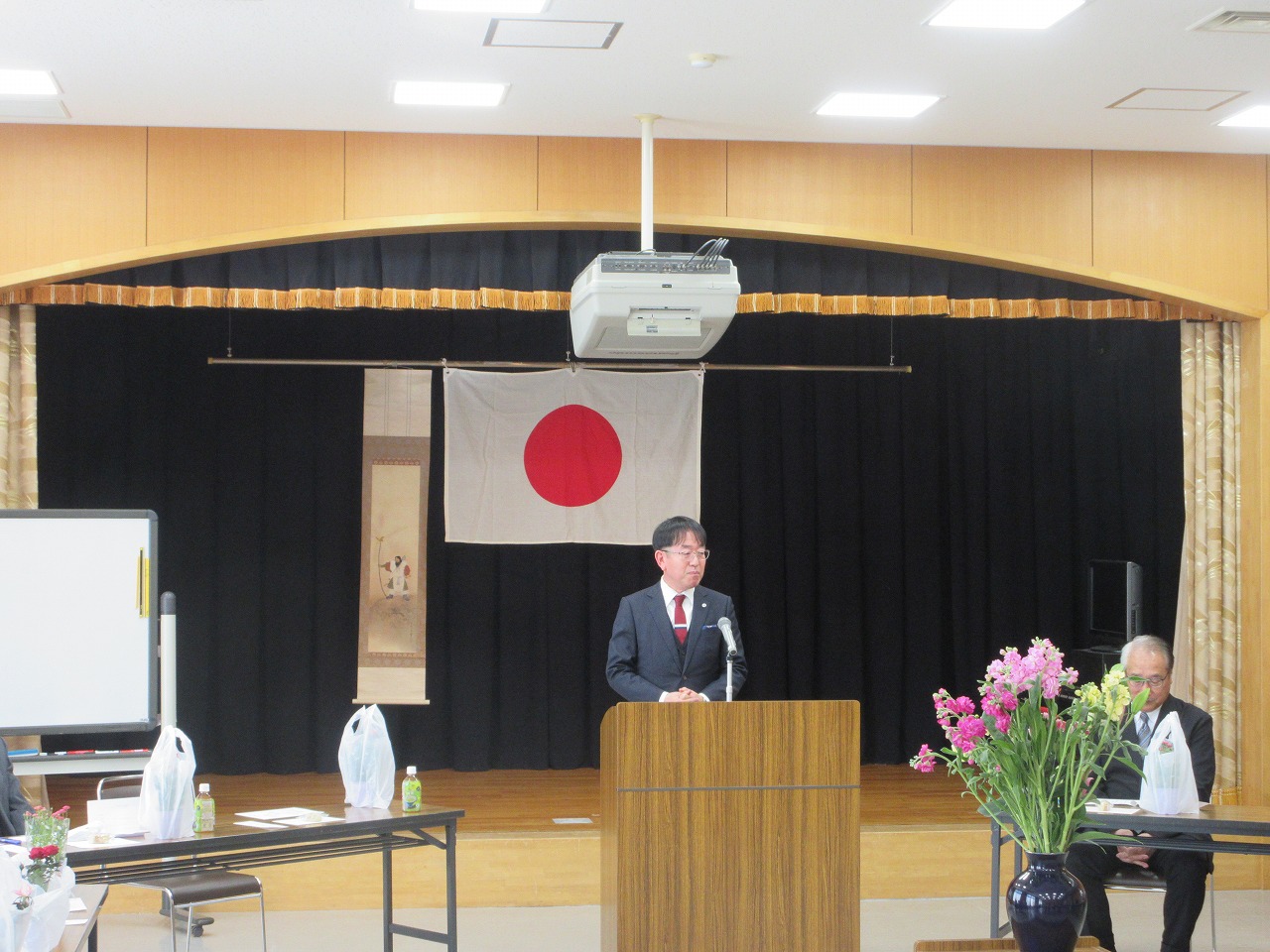 愛西市郷友会での市長挨拶