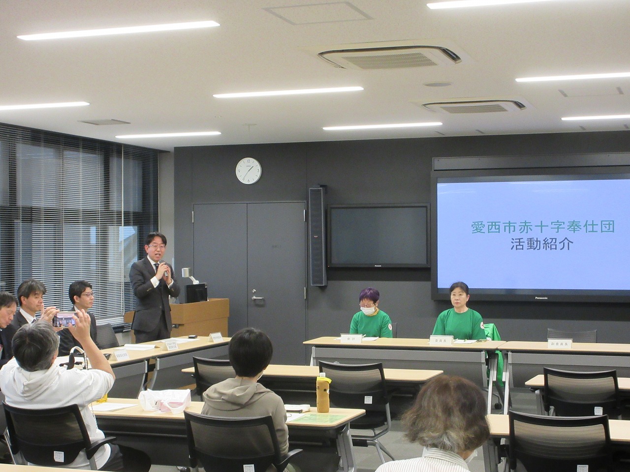 愛西市赤十字奉仕団総会での市長挨拶