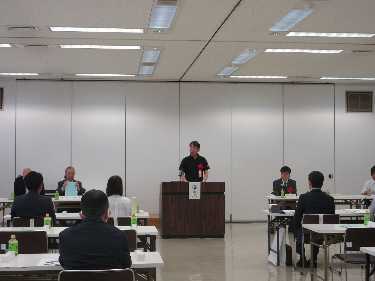 防火危険物安全協会総会の市長挨拶