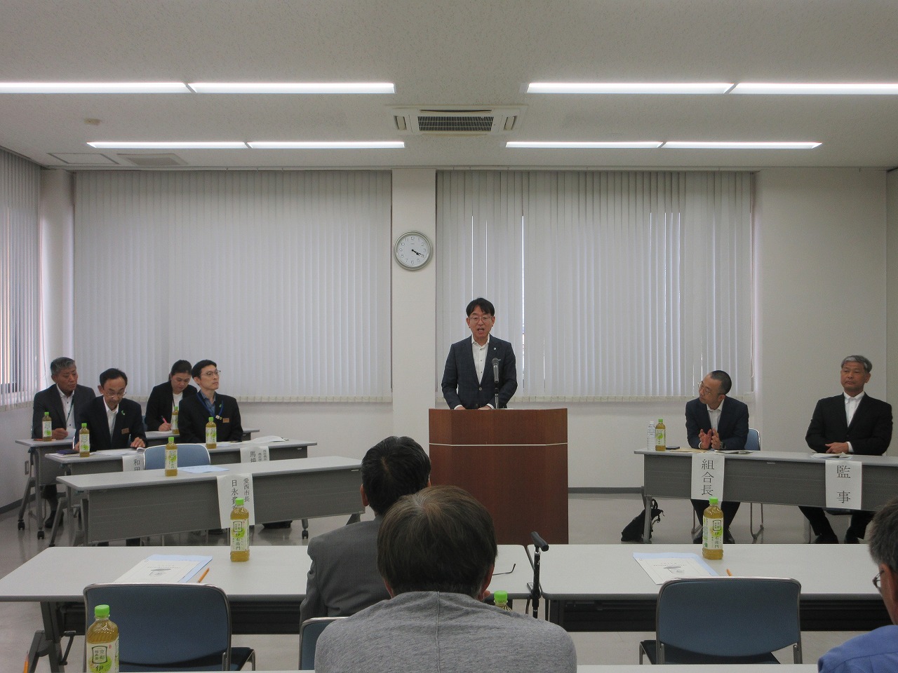 花き植木生産組合通常総会での市長挨拶
