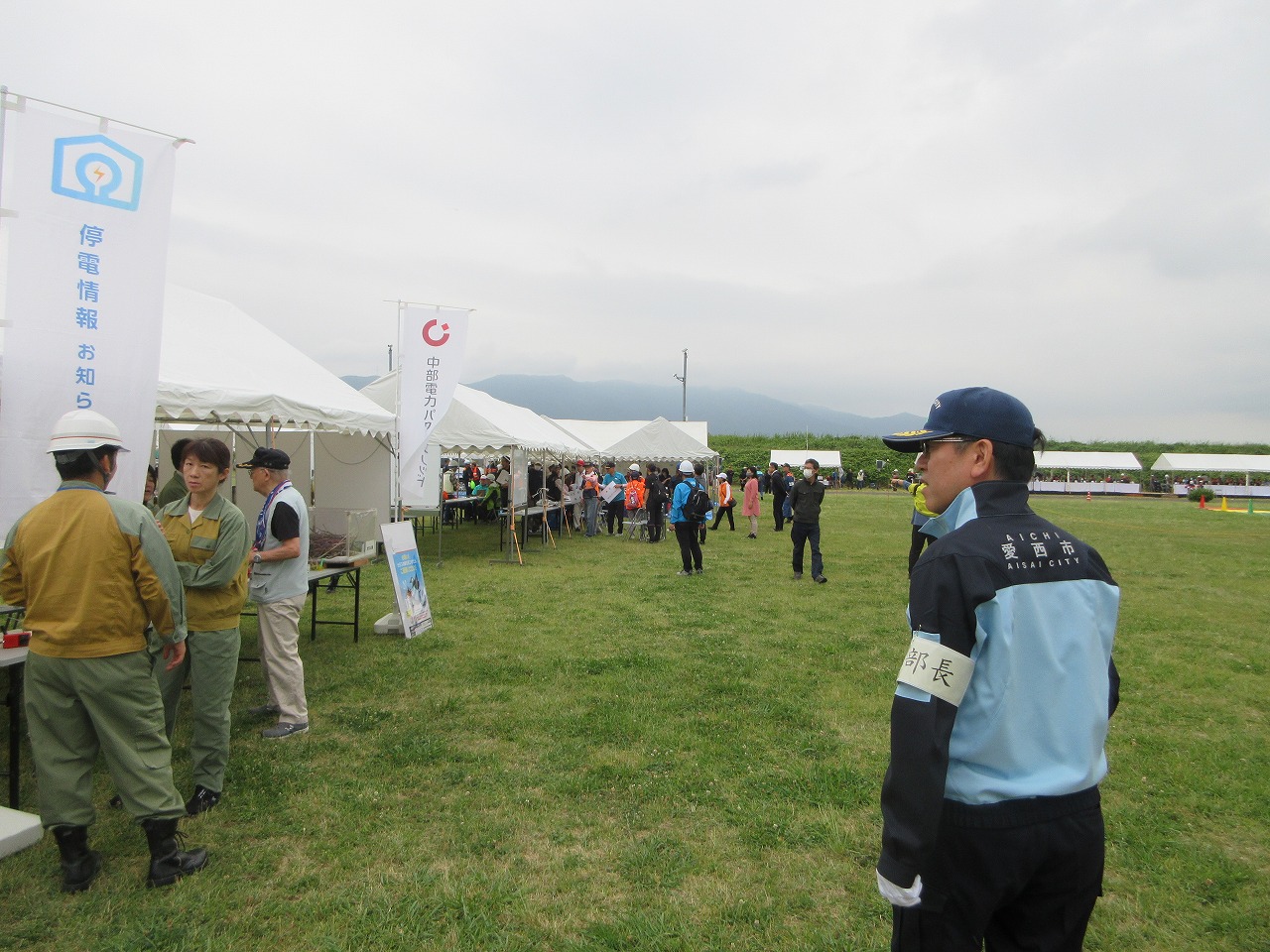 海部地方総合防災訓練参加の様子