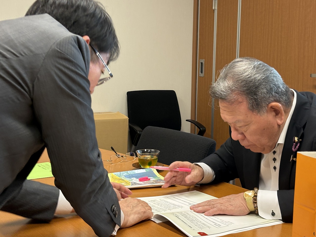 要望活動の様子